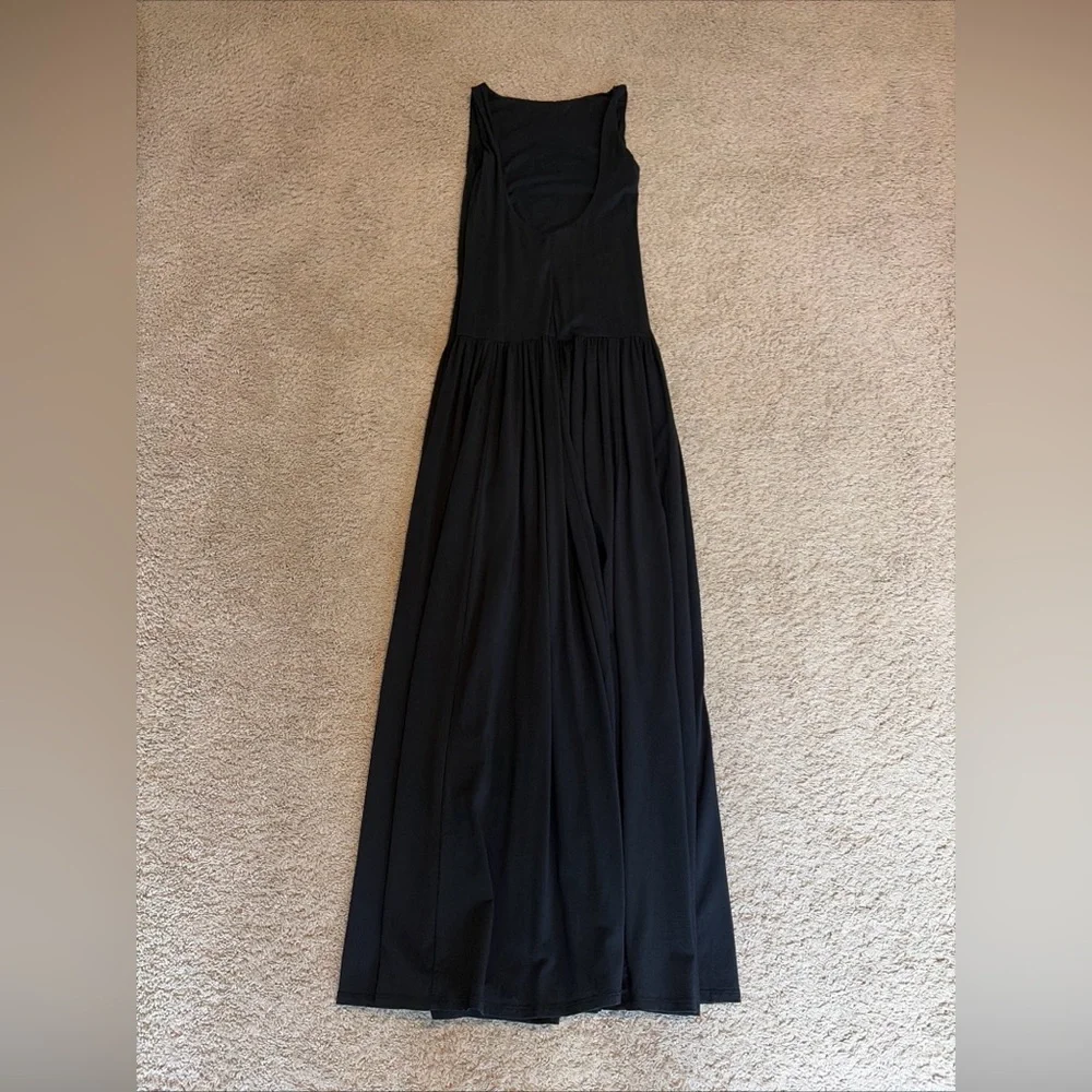 Abercrombie Modal Low Open Back Drop Waist Maxi Dress Flowy Size Small